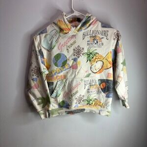 Billionaire Boys Club Kid's BB Utopia Hoodie in Whisper White 7-8